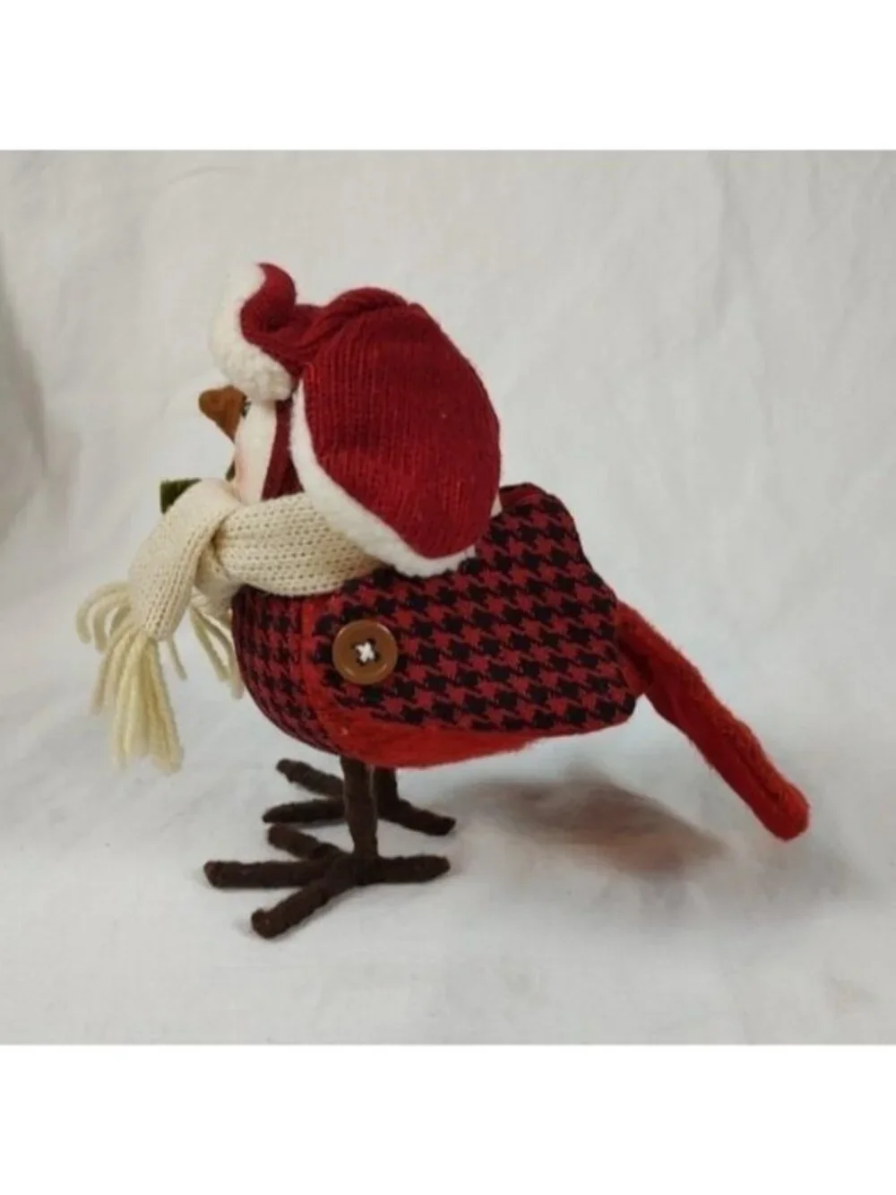 Target Featherly Friends Houndstooth Fabric Felt Spitz Bird 2013
